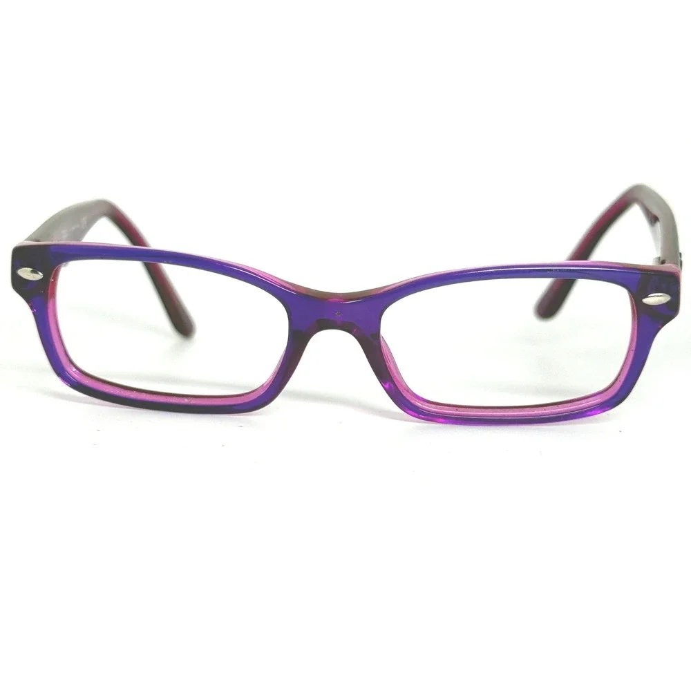 Ray-Ban RB 1530‎ 3666 Purple Pink Rectangular Eyeglasses Frames 48-16-130 22115